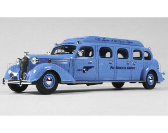 CHEVROLET limousine autobus Pan American - Pan-Am (1936), blue