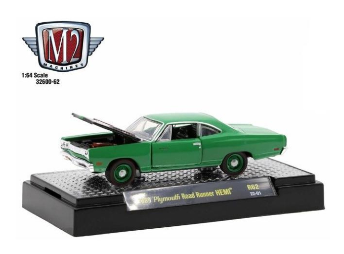 PLYMOUTH Road Runner HEMI (1969), green