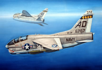 Сборная модель Самолет США TА-7C Corsair II