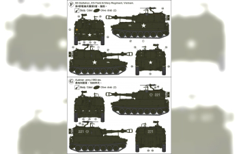 Сборная модель Cамоходная артиллерийская установка M109