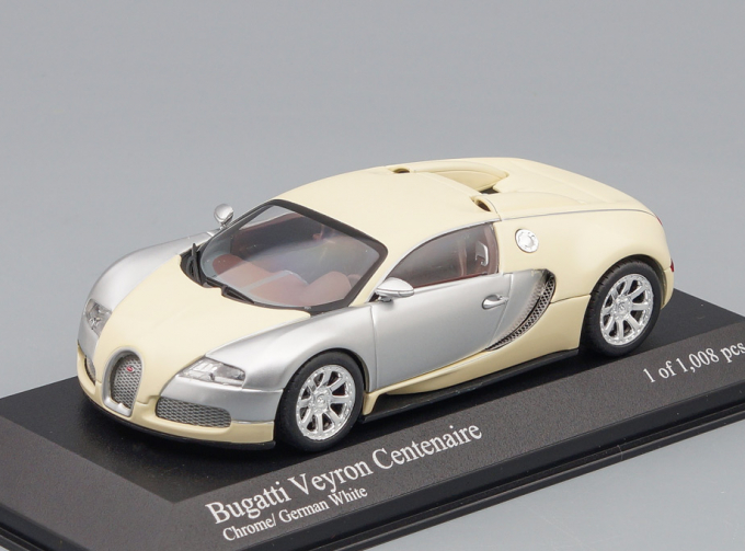 BUGATTI Veyron Edition Centenaire (2009), chrome / beige