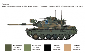 Сборная модель Танк M60A3 Medium Battle Tank