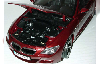 BMW M6 Coupe (E63) (2005), indianapolis red metallic