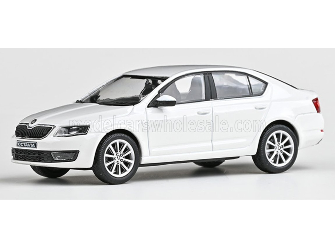 SKODA Octavia III (2013), white 