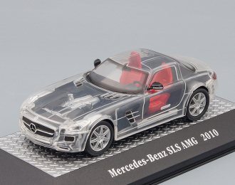 Mercedes-Benz SLS AMG 2010 С197 с прозрачным корпусом