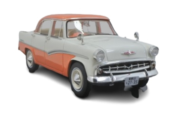 PRINCE Skyline 4 door sedan (1957), grey/orange