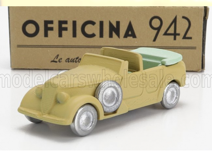 ALFA ROMEO 6c 2500 Cm Torpedo Cabriolet Open (1942), Military Sand