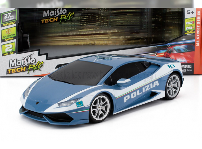 LAMBORGHINI Huracan Lp610-4 Polizia Police (2014), Light Blue White