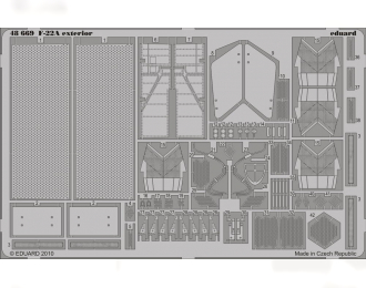 Фототравление F-22A exterior