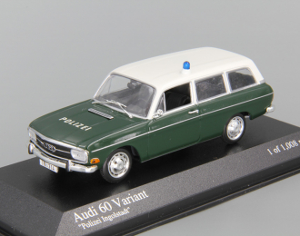 AUDI 60 Variant "Polizei Ingolstadt" (1970), white / green