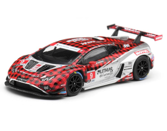 LAMBORGHINI Huracan GT3 EVO2 #9 Pfaff Motorsports Weathertech GTD Pro (2025), red / silver