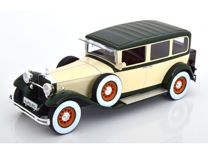 MERCEDES-BENZ Nürburg 460 (1928), creme dark/green