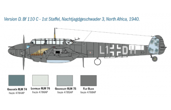 Сборная модель Bf 110 C/D