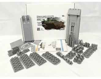 Сборная модель плавающего транспортера ПТС-М