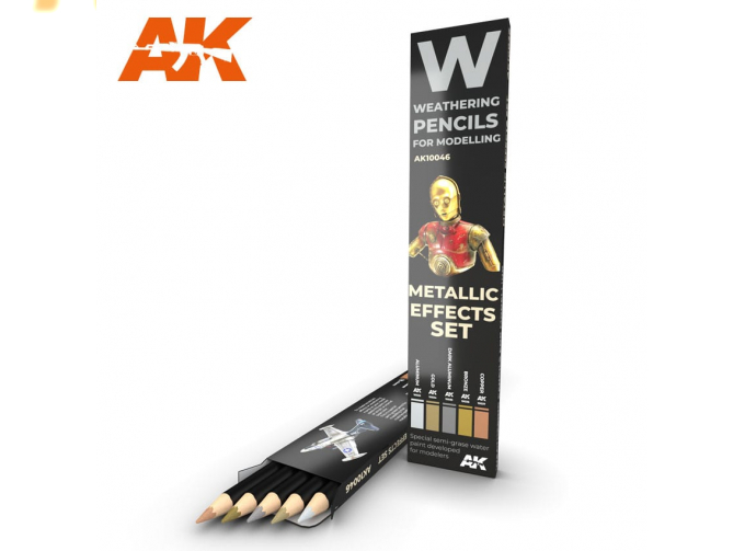 Набор акварельных карандашей "Металлики" / WATERCOLOR PENCIL SET METALLICS