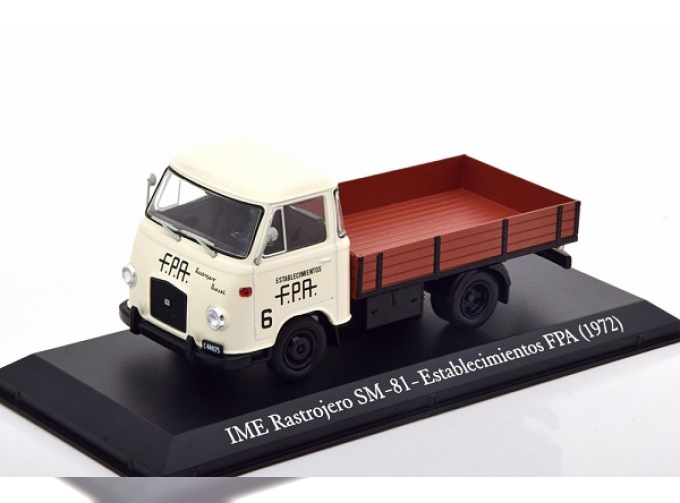 IME Rastrojero SM-81 Establecimientos FPA (1972), white / brown