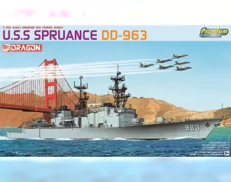 Сборная модель U.S.S. SPRUANCE DD-963 (PREMIUM EDITION)