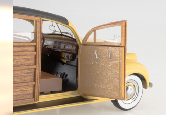 CHEVROLET Woody Station Wagon, yellow / brown