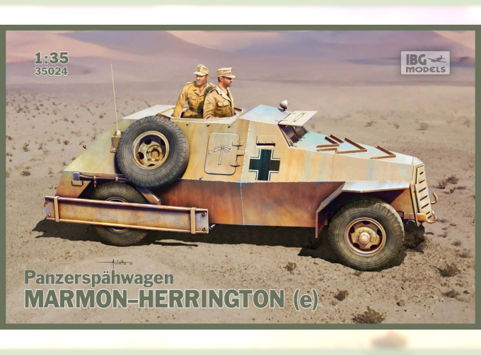 Сборная модель Немецкий бронеавтомобиль PANZERSPAEHWAGEN MARMON-HERRINGTON (e)