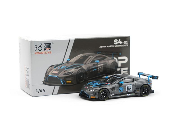 ASTON MARTIN Vintage GT3 R Motosport #62 2019, grey / blue