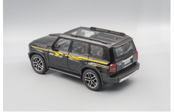 TOYOTA Land Cruiser 250 (Prado) чёрный, 21 см.