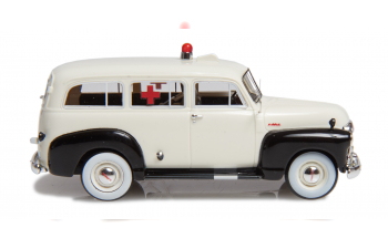 GMC SUBURBAN AMBULANCE (1952), white/black