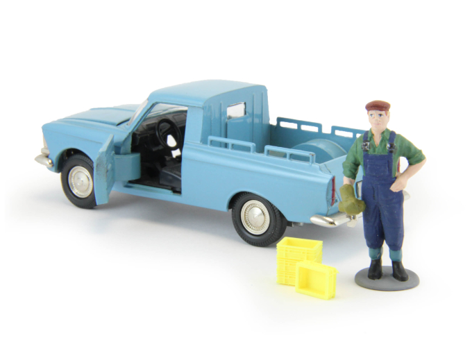 Набор пластиковых ящиков 4 шт (9x7x3мм), желтый