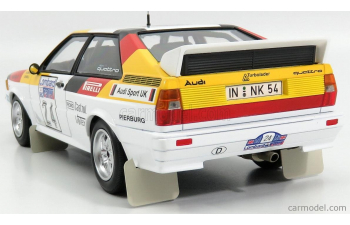 AUDI Quattro 24 RAC Rally №24 DEMUTH - DANIELS - LOMBARD (1982), white