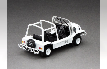 AUSTIN MINI Moke RHD Car Rental Macau with 2 Figurines, white