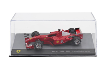 FERRARI F1 F2001 №1 World Champion Season (2001) Michael Schumacher - Con Vetrina - With Showcase, Red White
