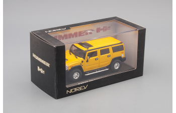 HUMMER H2 SUV, yellow