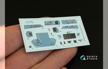 3D Декаль интерьера кабины Су-35C (GWH)