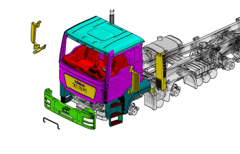 Сборная модель MAN ТГС 41.480 шасси 8х4