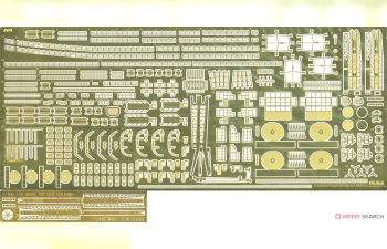 Сборная модель Full-Hull IJN Series Japanese Navy Heavy Cruiser Chikuma w/Photo-etched Parts
