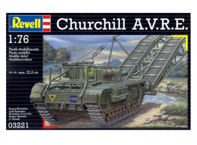 Сборная модель Churchill A.V.R.E.