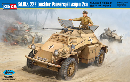 Сборная модель Автомобиль Sd.Kfz.222 Leichter Panzerspahwagen