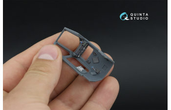 3D Декаль интерьера кабины Ка-50 (черные панели) (arma models)