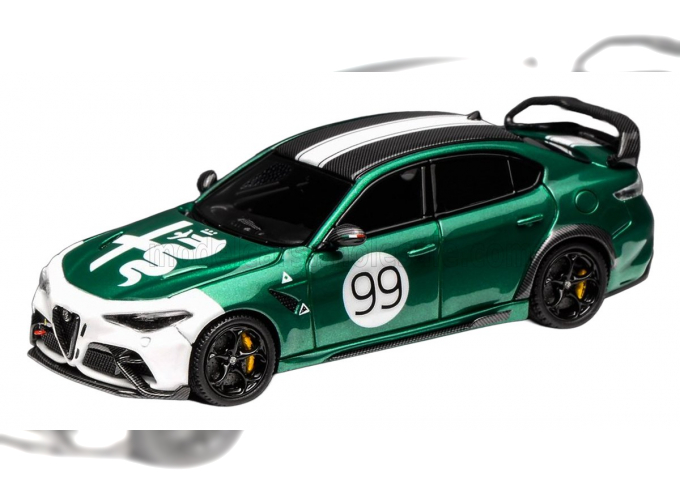 ALFA ROMEO Giulia Gtam №99 Racing (2021), Green White