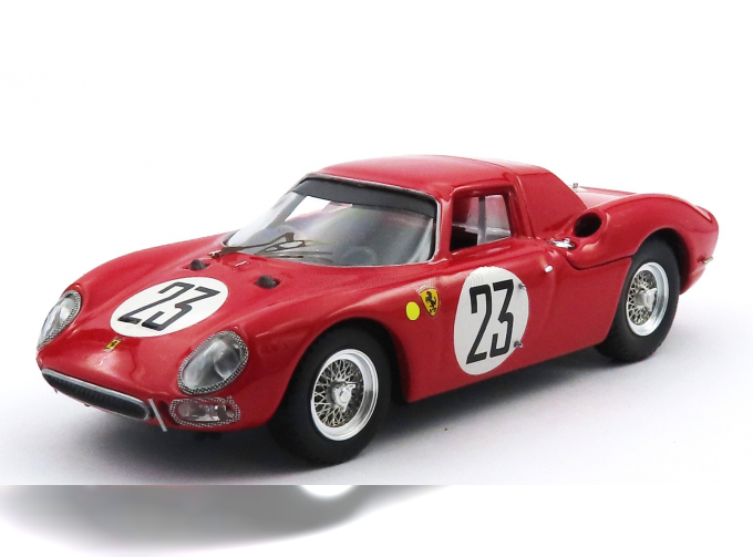 FERRARI 250lm 3.3l V12 Team Equipe Nationale Belge №23 24h Le Mans (1964) Pierre Dumay - Gerard Langlois Van Ophem, Red