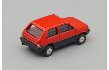 FIAT Panda 45, red / dark gray