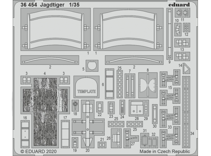 Фототравление для Jagdtiger