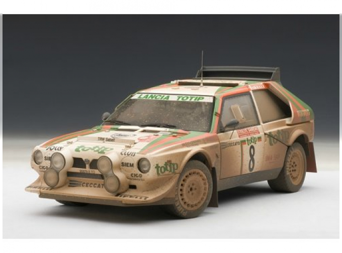 LANCIA S4 RALLY SANREMO 1986 CERRATO/CERRI 8 (MUDDY FINISH), бежевый