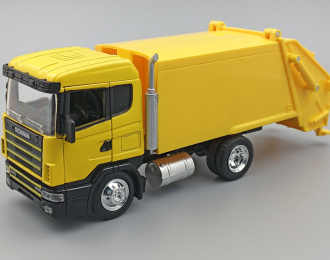 SCANIA R124/400 Garbage Truck, yellow