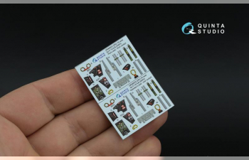 3D Декаль интерьера кабины F-14A Tomcat (GWH)