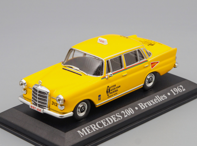 MERCEDES-BENZ 200 Bruxelles (1962), yellow