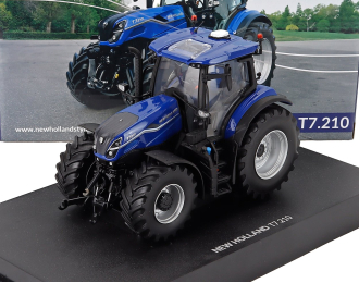 NEW HOLLAND T7.210 Tractor Dynamic Blue (2024), Blue Black