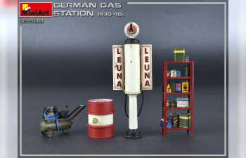 Сборная модель German Gas Station 1930-40s