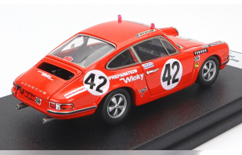 PORSCHE 911t Coupe Team Wicky Racing №42 24h Le Mans (1970) Guy Verrier - Sylvain Garant, Orange