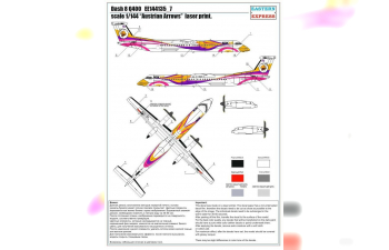 Сборная модель Dash 8 Q400 NokAir