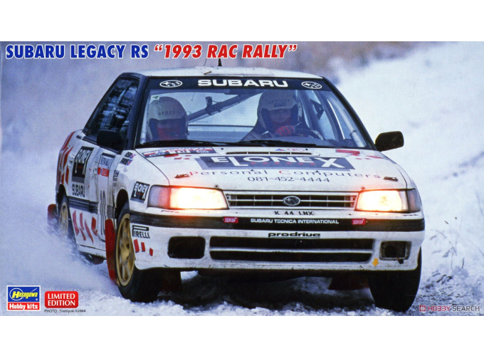 Сборная модель Subaru Legacy RS RAC Rally 1993